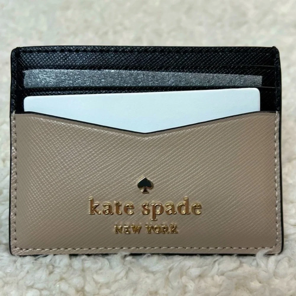 🥳HP Kate Spade “Staci” Colorblock Slim Card Case